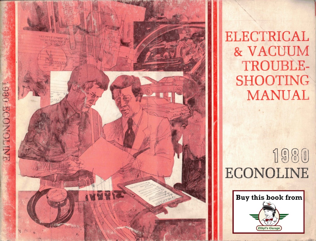 1980 Ford Truck Econoline Van & Club Wagon Electrical Troubleshooting Manual & Wiring Diagrams (EVTM)