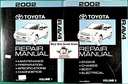 2002 Toyota RAV4 OEM Shop Service Repair Maintenance Manual