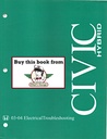 2003-2004 Honda Civic Hybrid Electrical Troubleshooting Manual ETM with Wiring Diagrams