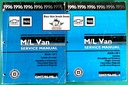 1996 Chevrolet/GMC Astro and Safari M/L Van Service Shop Manual+Tune Up/Electrical Set