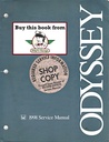 1998 Honda Odyssey Shop Service Repair Manual