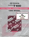 1995 Toyota T100 Pickup OEM Shop Service Repair Electrical Wiring Diagram Manual