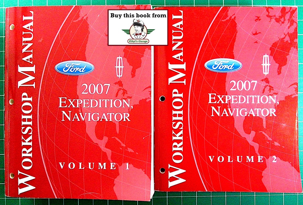 2007 Ford Expedition, Lincoln Navigator Factory Workshop Manual Complete Set
