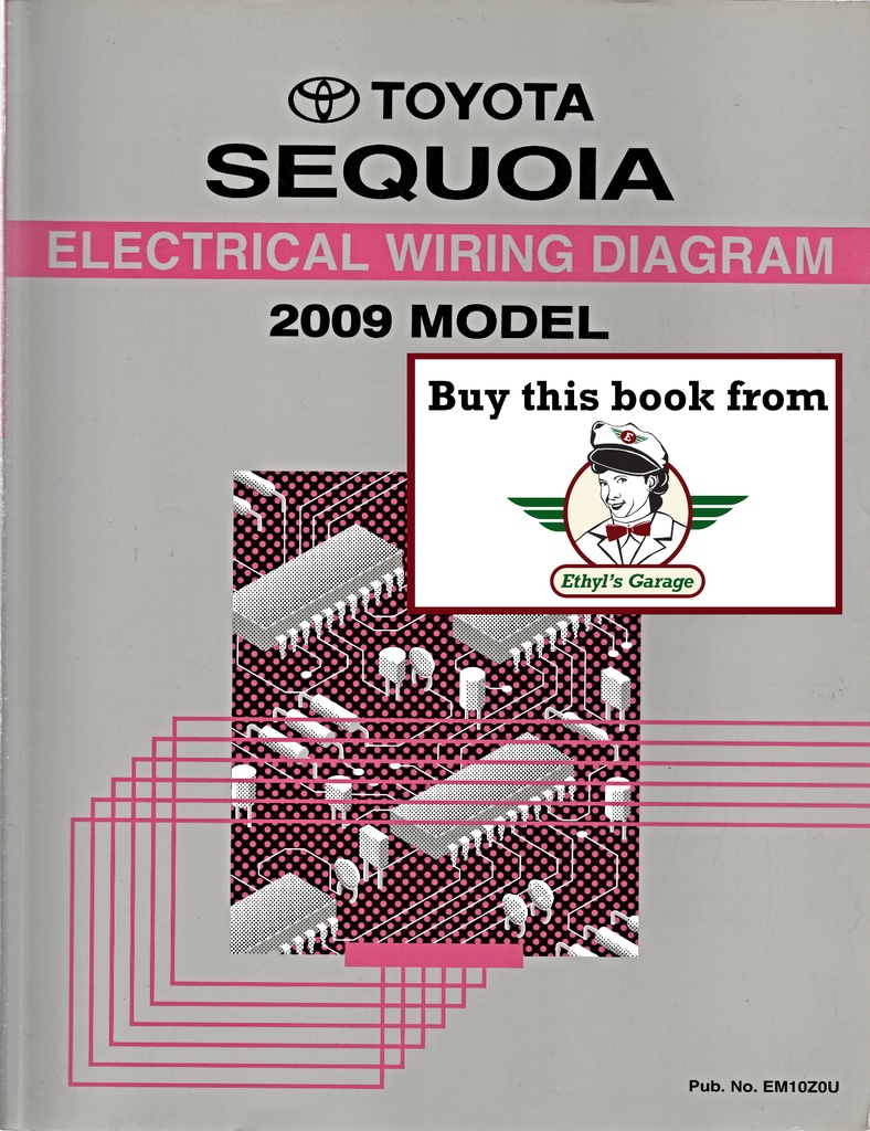 2009 Toyota Sequoia OEM Electrical Wiring Diagram Manual