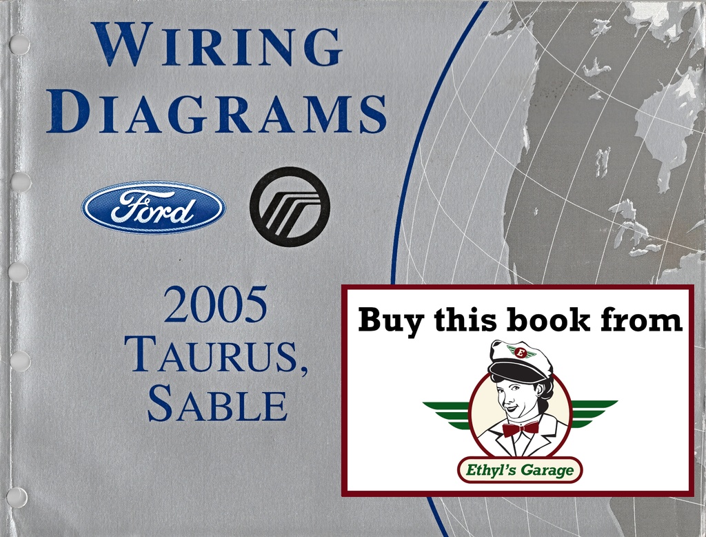 2005 Ford Taurus, Mercury Sable Factory Electrical Wiring Diagrams Manual