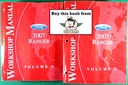 2007 Ford Ranger Pickup Truck Original OEM Factory Shop Repair Maintenance Service Manual Complete 2 Vol. Set