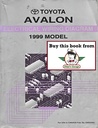 1999 Toyota Avalon OEM Shop Service Repair Electrical Wiring Diagram Manual