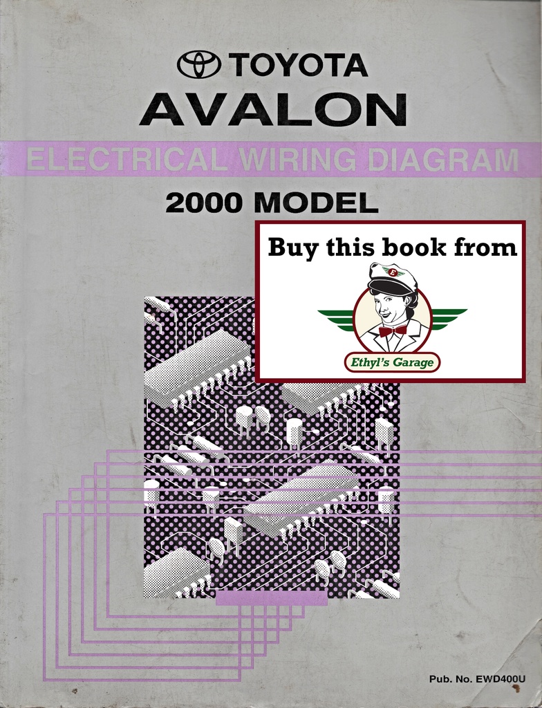 2000 Toyota Avalon OEM Electrical Wiring Diagram Manual