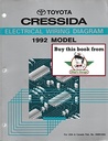 1992 Toyota Cressida OEM Electrical Wiring Diagram Manual