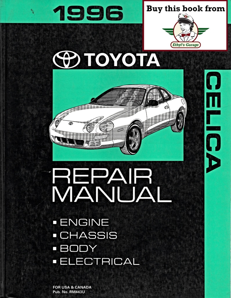 1996 Toyota Celica OEM Shop Service Repair Manual