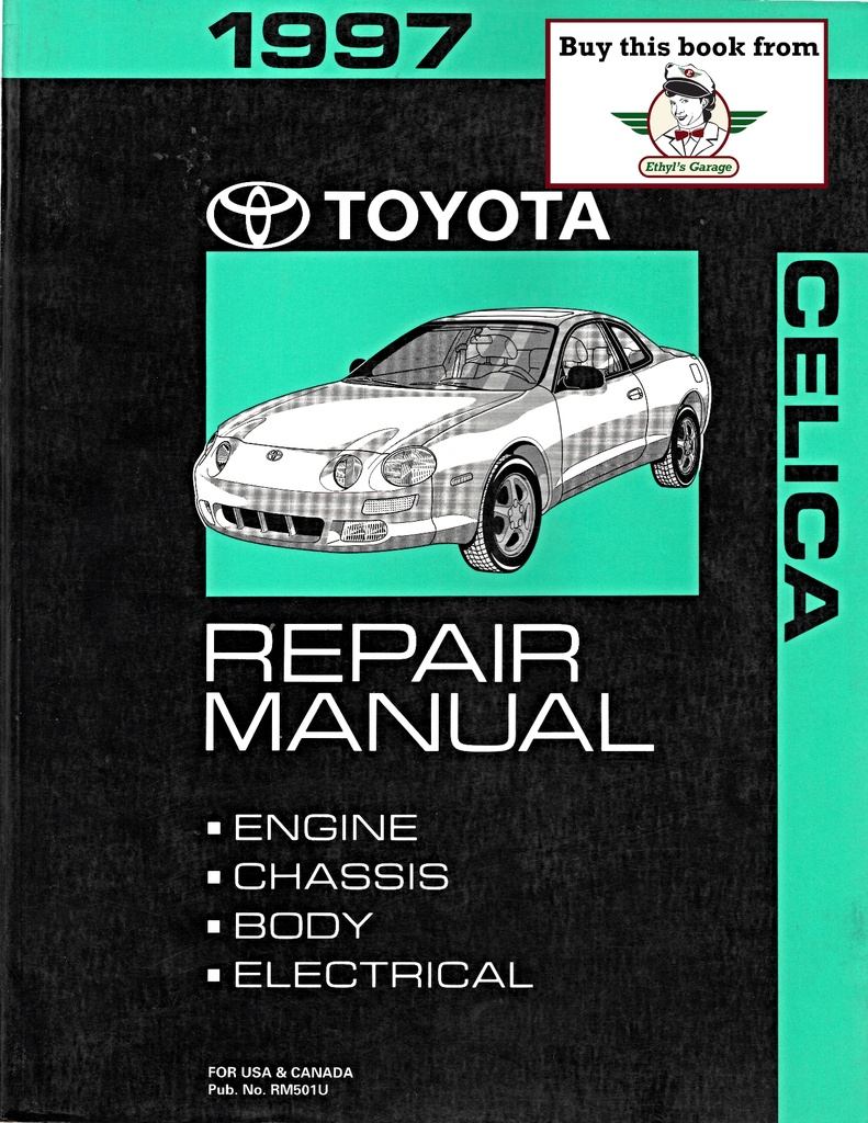 1997 Toyota Celica OEM Shop Service Repair Manual
