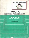 1987 Toyota Celica OEM Shop Service Repair Electrical Wiring Diagram Manual
