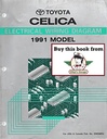 1991 Toyota Celica OEM Electrical Wiring Diagram Manual