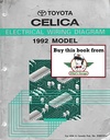 1992 Toyota Celica OEM Shop Service Repair Electrical Wiring Diagram Manual
