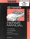 1996 Toyota Paseo OEM Shop Service Repair Maintenance Manual