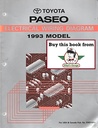 1993 Toyota Paseo OEM Electrical Wiring Diagram Manual