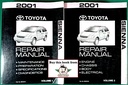 2001 Toyota Sienna OEM Shop Service Repair Manual 2 Vol Set
