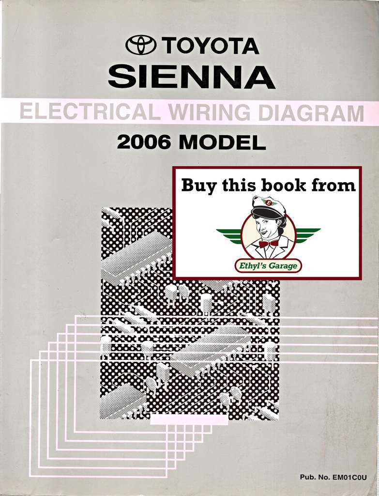 2006 Toyota Sienna Factory OEM Electrical Wiring Diagram Manual