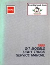 1990 GMC Truck S/T Models (Jimmy, Sonoma) Light Truck Service Repair Manual