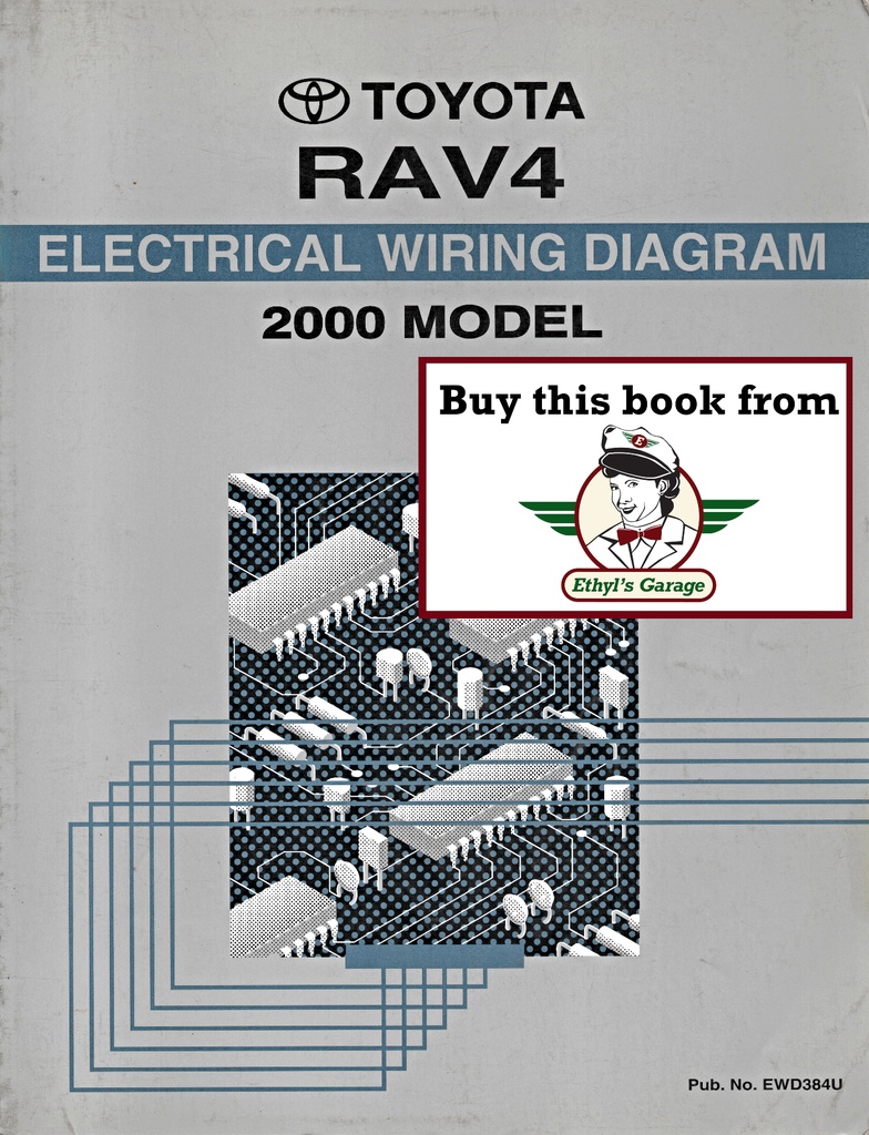 2000 Toyota RAV4 OEM Electrical Wiring Diagram Manual