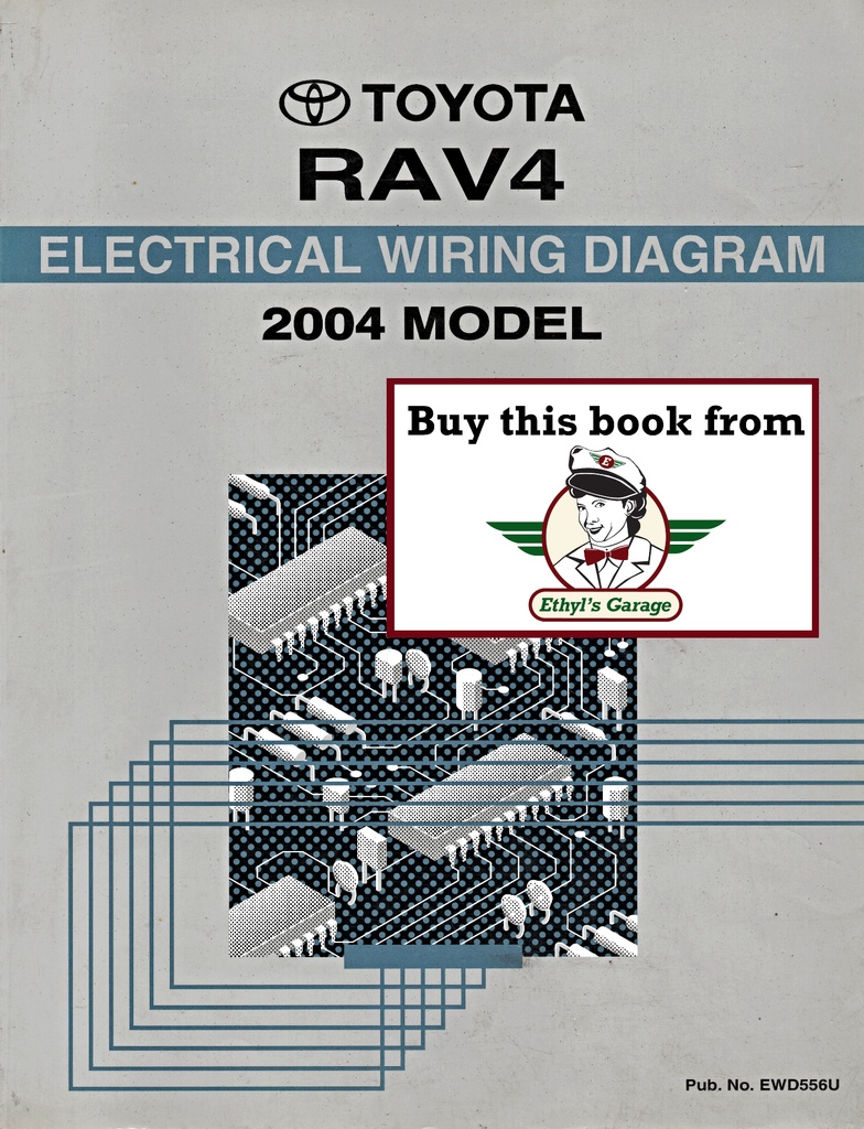 2004 Toyota RAV4 OEM Electrical Wiring Diagram Manual