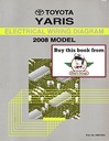 2008 Toyota Yaris OEM Shop Service Repair Electrical Wiring Diagram Manual