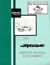1991 GMC Syclone Factory Shop Service Manual Supplement