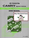 2008 Toyota Camry Hybrid OEM Electrical Wiring Diagram Manual