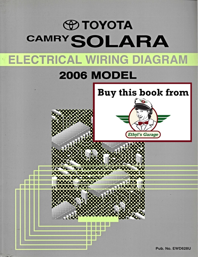 2006 Toyota Camry Solara OEM Electrical Wiring Diagram Manual