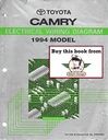 1994 Toyota Camry OEM Shop Service Repair Electrical Wiring Diagram Manual