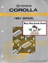 1991 Toyota Corolla AE92 AE95 OEM Electrical Wiring Diagram Manual