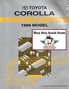 1999 Toyota Corolla ZZE110 OEM Electrical Wiring Diagram Manual