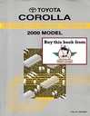 2000 Toyota Corolla ZZE110 OEM Electrical Wiring Diagram Manual