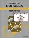2004 Toyota Corolla ZZE130 OEM Electrical Wiring Diagram Manual