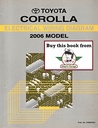 2006 Toyota Corolla ZZE130 ZZE131 OEM Electrical Wiring Diagram Manual