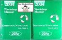 2004 Ford Expedition and Lincoln Navigator Factory Workshop Manual Complete Set