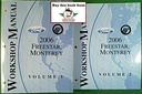 2006 Ford Freestar Mercury Monterey Original OEM Factory Shop Service Workshop Repair Manual 2 Vol Set