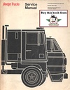1970 Dodge Low Cab Forward and Tilt Cab Shop Repair Service Manual