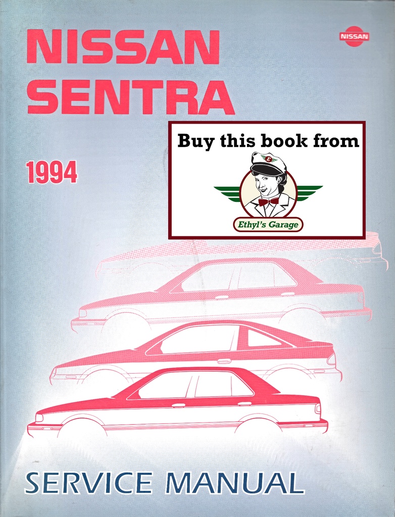 1994 Nissan Sentra Shop Repair Service Manual