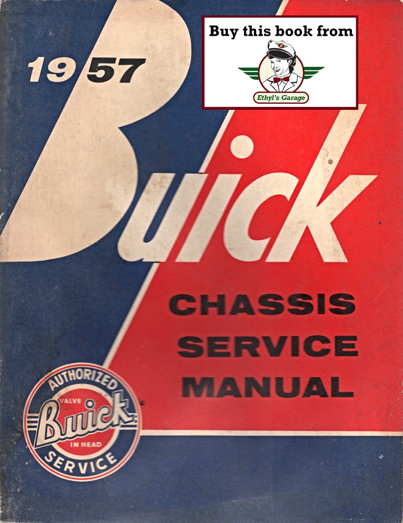1957 Buick Factory Repair Maintenance Shop Chassis Service Manual