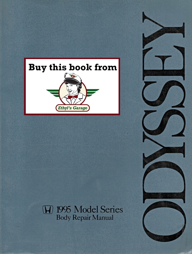 1995 Honda Odyssey Body Repair (BRM) Service Manual