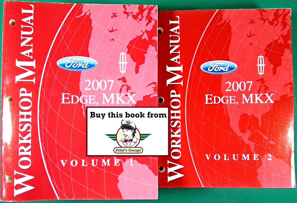 2007 Ford Edge & Lincoln MKX Original Factory OEM Service Repair Workshop Manual 2 Vol. Set