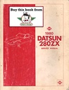 1980 Nissan/Datsun 280ZX Shop Repair Service Manual