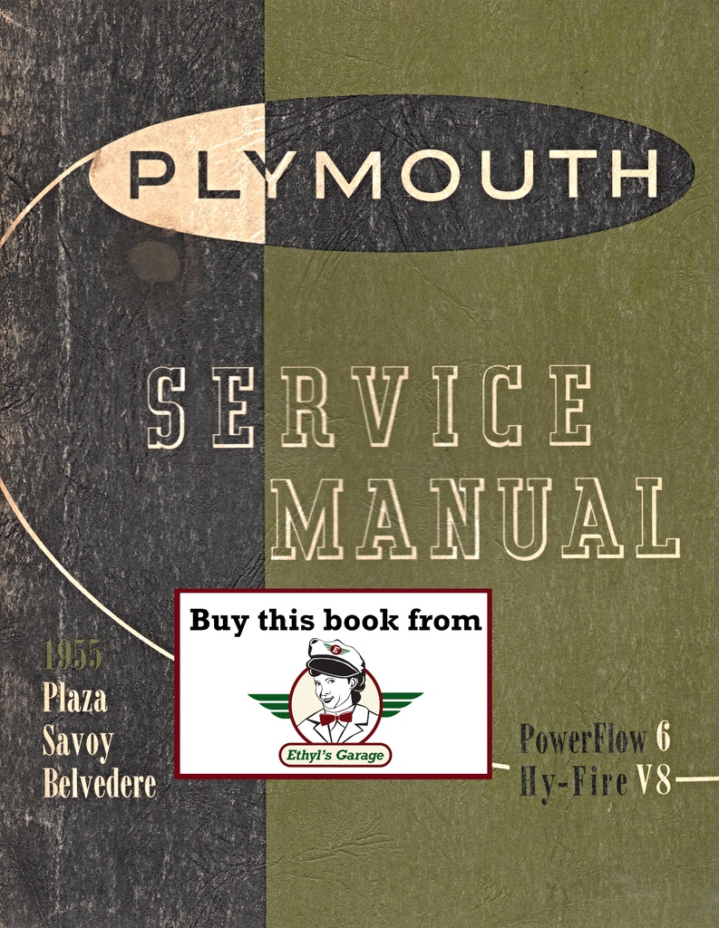 1955 Plymouth Shop Repair Maintenance Service Manual