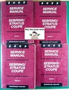 2003 Chrysler Sebring Coupe & Dodge Stratus Coupe Service Shop Repair Manual Complete 4 Vol. Set