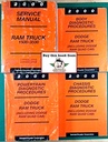 2000 Dodge RAM 1500-3500 Truck Factory Shop Service Manual 4 Vol. Set