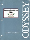 1999 Honda Odyssey Shop Service Repair Manual