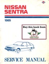 1985 Nissan Sentra Shop Repair Service Manual