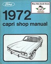 1972 Mercury Capri Factory OEM Shop Repair Maintenance Service Manual