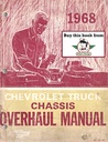 1968 Chevrolet C/K Pickup Van Blazer Suburban 10-60 Truck Chassis Overhaul Manual